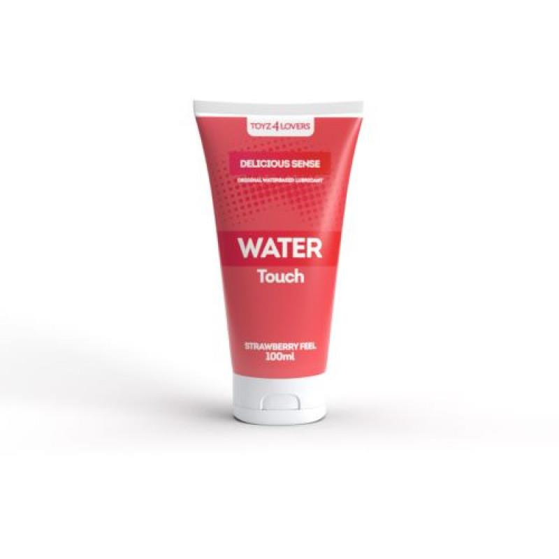 Braškėmis kvepiantis vandens pagrindo lubrikantas „Water Touch Strawberry“ 100 ml