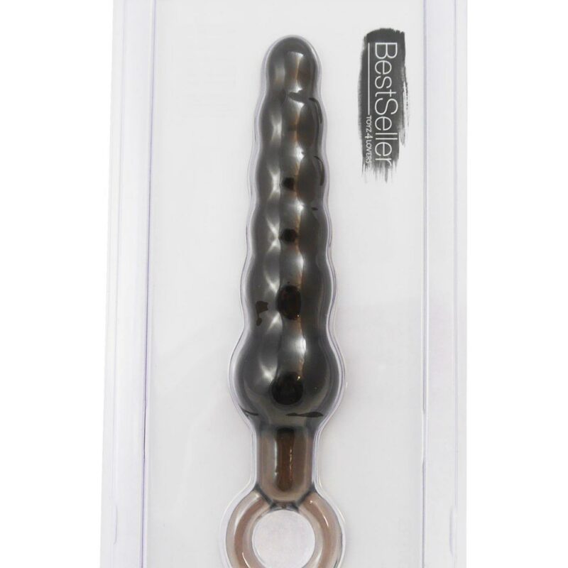 Pilkas analinis dildo „Worm“