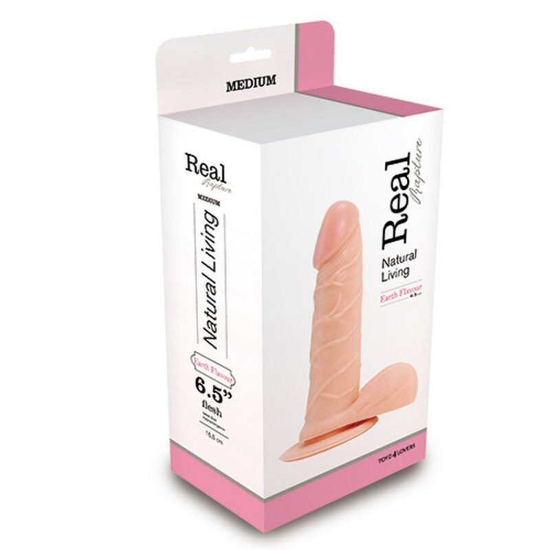 Realistiškas dildo „Real Rapture“ 6,5" (kūno spalvos)