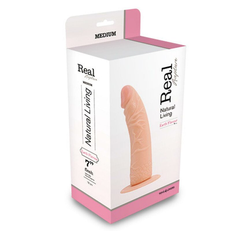 Realistiškas dildo „Real Rapture Flesh“ 7"