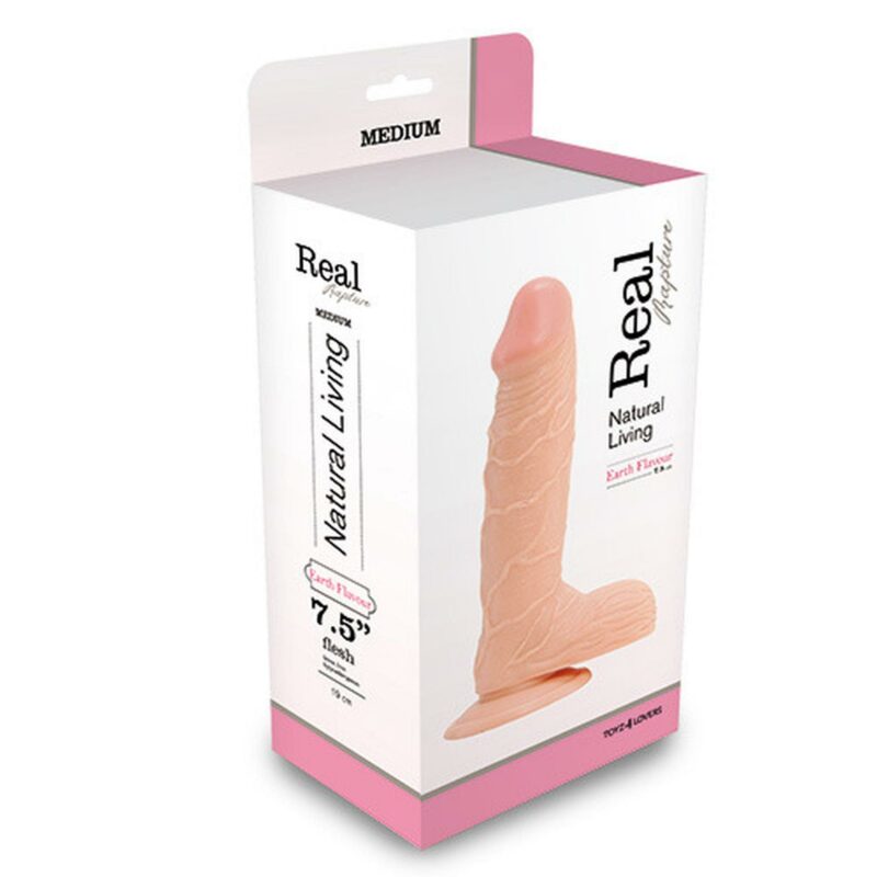 Realistiškas dildo „Real Rapture Flesh“ 7,5"