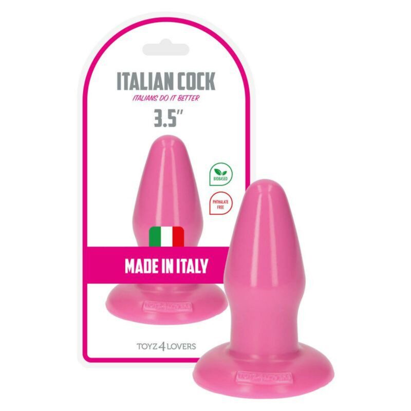 Rožinis analinis kaištis „Milo“ su siurbtuku