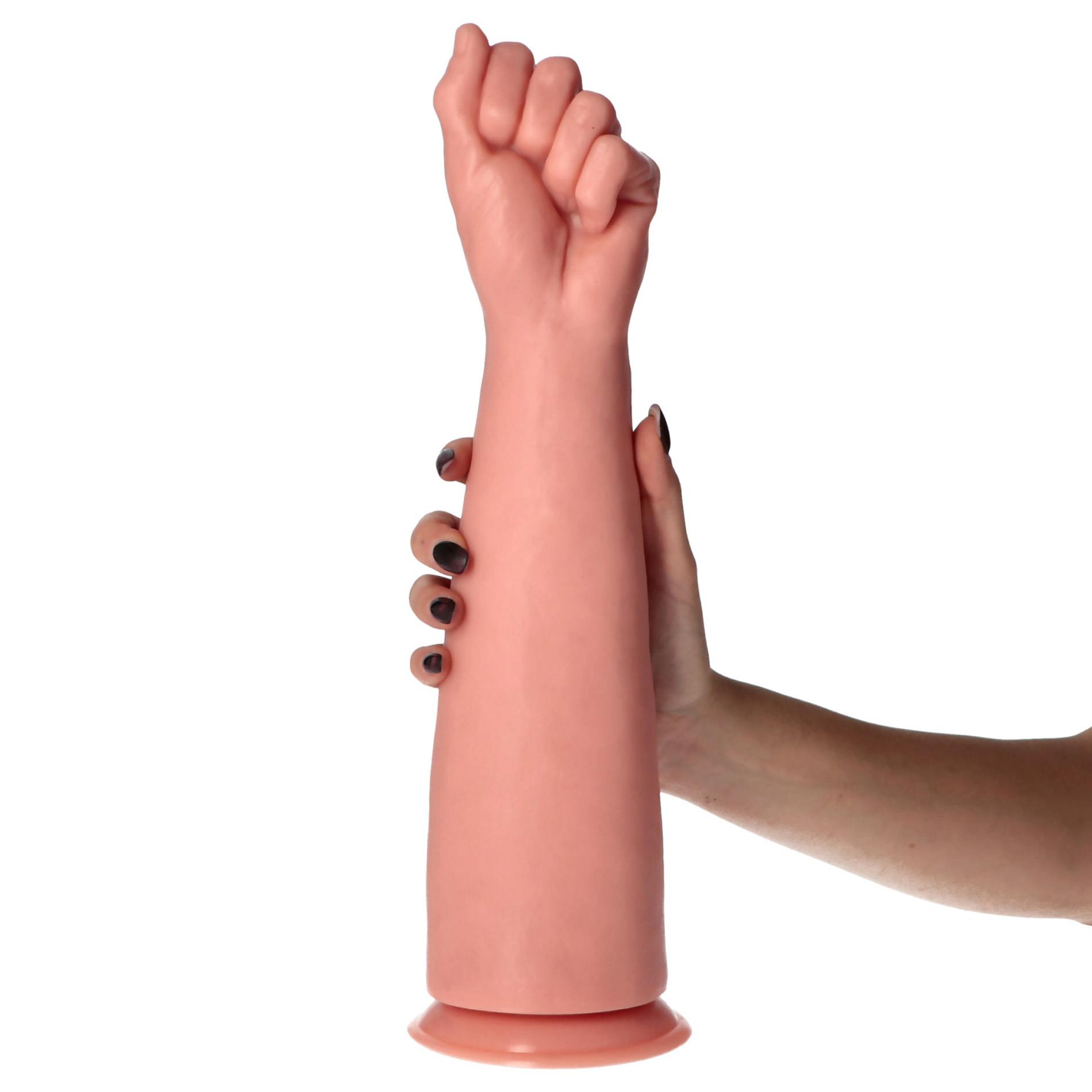 Fistingui skirtas dildo „Sugarloaf“ (kūno spalvos) - Image 3