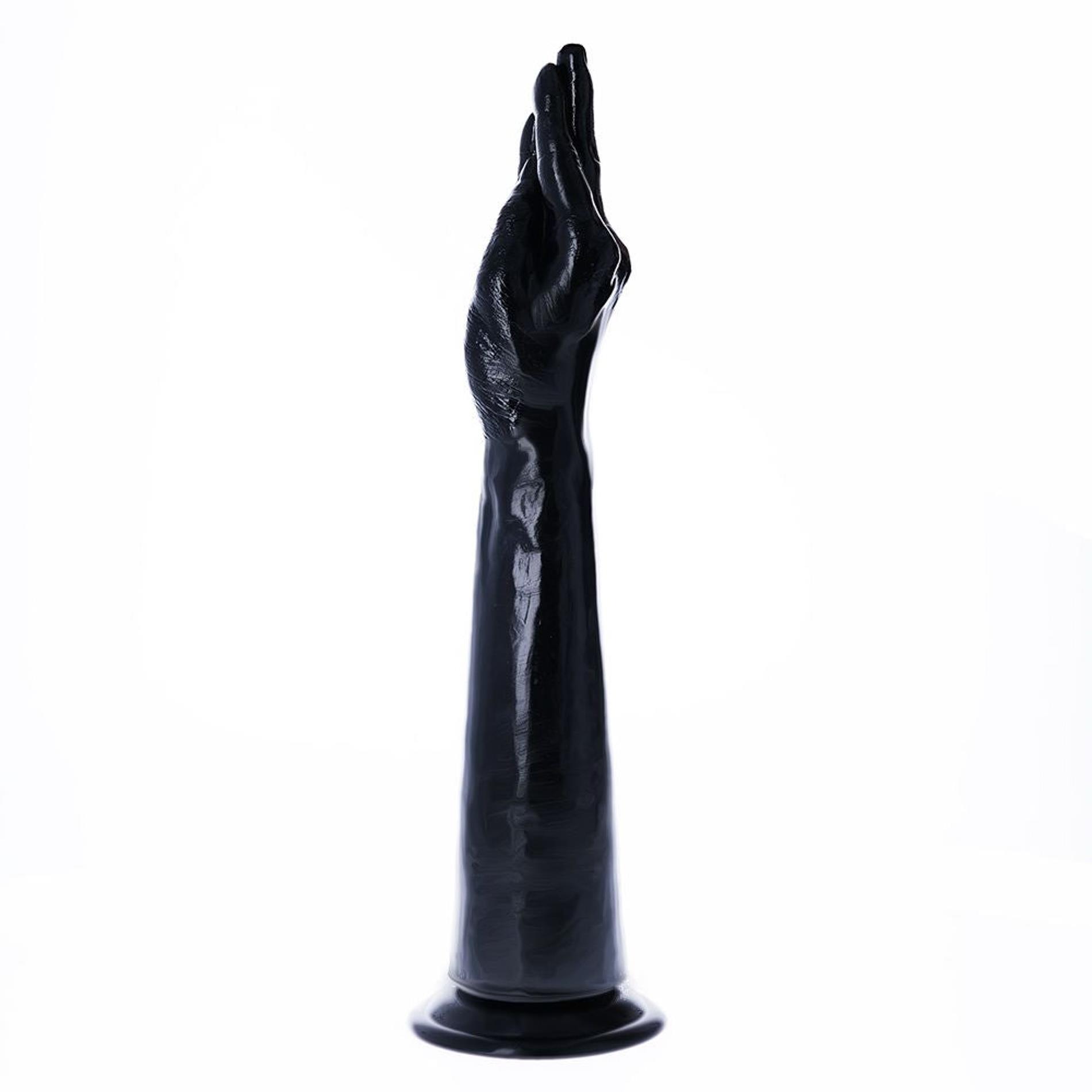 Fistingui skirtas dildo „Mano Fisting Benamera“ (juodas) - Image 5