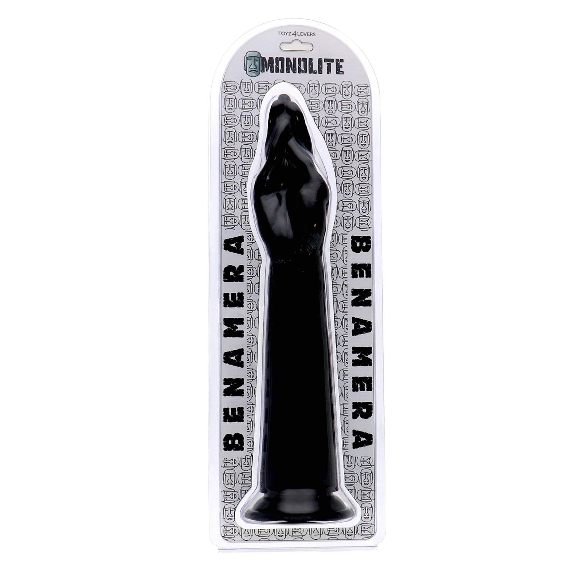 Fistingui skirtas dildo „Mano Fisting Benamera“ (juodas) - Image 8