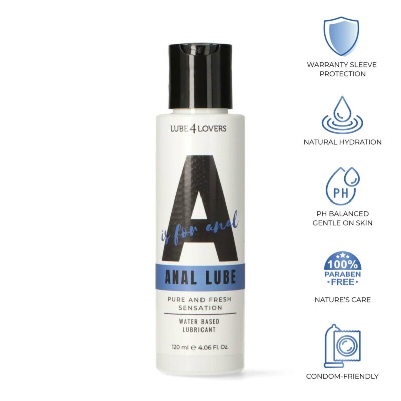 Analinis lubrikantas „A is for Anal Lube“ 120 ml