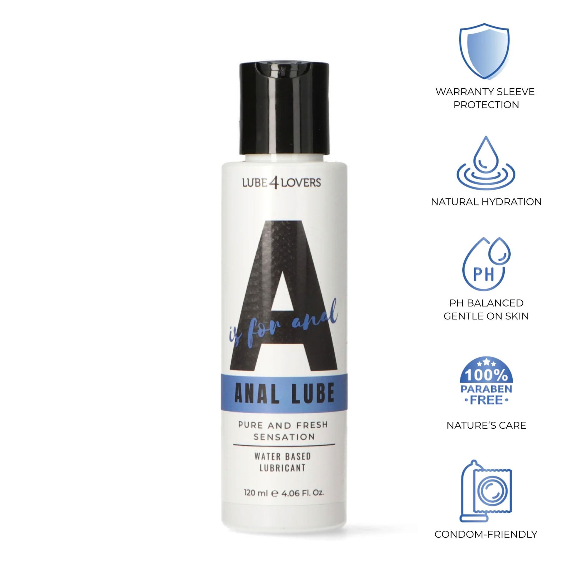 Analinis lubrikantas „A is for Anal Lube“ 120 ml