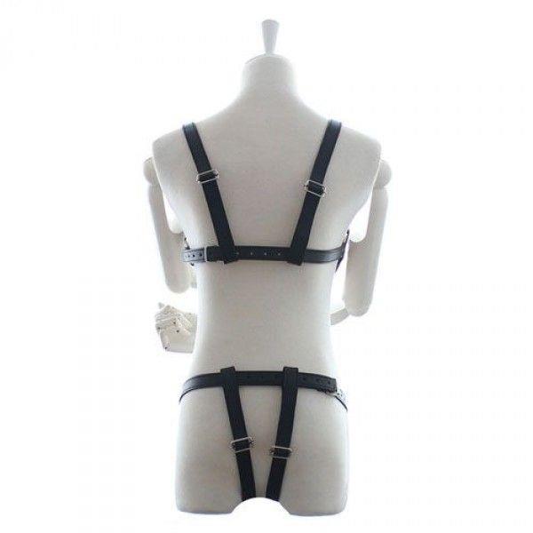 BDSM suvaržymo suknelė „Penitence Mood Dress“ juoda - Image 3