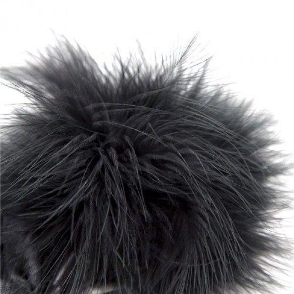 Minkštas plunksninis kutiklis „Soft Skin Duster“ juodas - Image 3