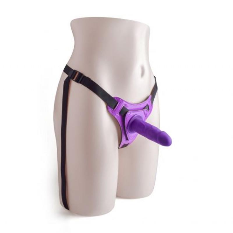 Strap-on rinkinys „Hot Stuff“ violetinis