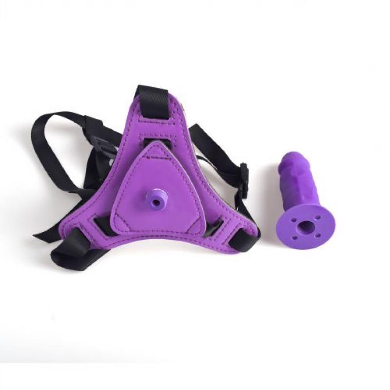 Strap-on rinkinys „Hot Stuff“ violetinis - Image 3