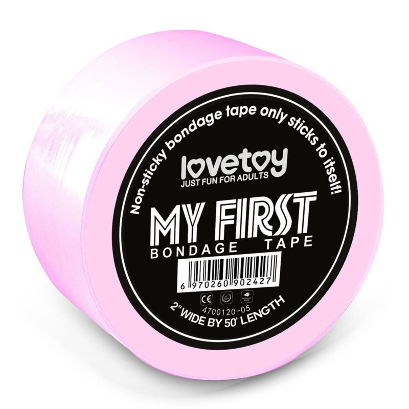 Nesilimpanti bondage juosta „My First Bondage Tape“ rožinė