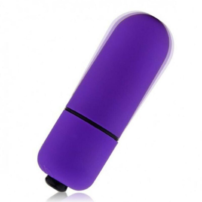 Mini kulkos formos vibratorius „X-Basic Bullet“ 10 režimų violetinis