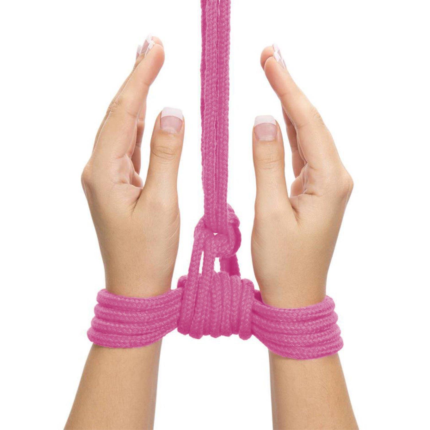 10 m fetišo bondage virvė rožinė - Image 5