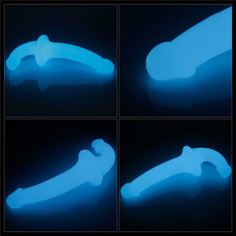 10,5" šviečiantis dvigubas dildo „Lumino Play“