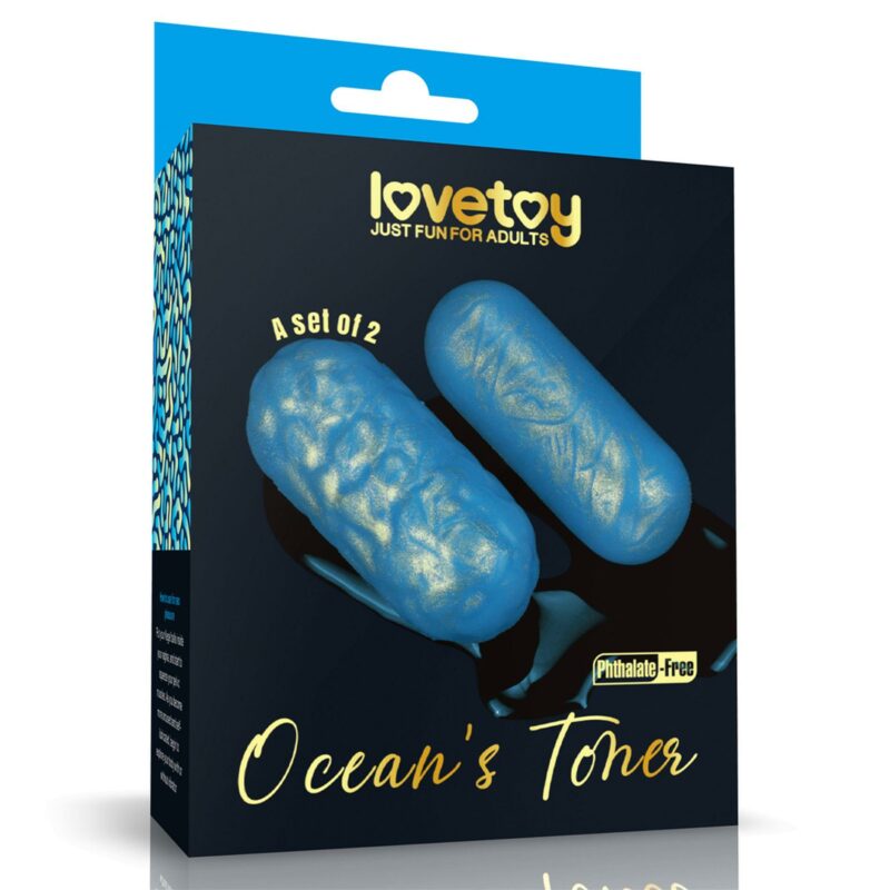 Dubens dugno treniruočių kiaušinėlių rinkinys „Ocean's Toner“ (3)