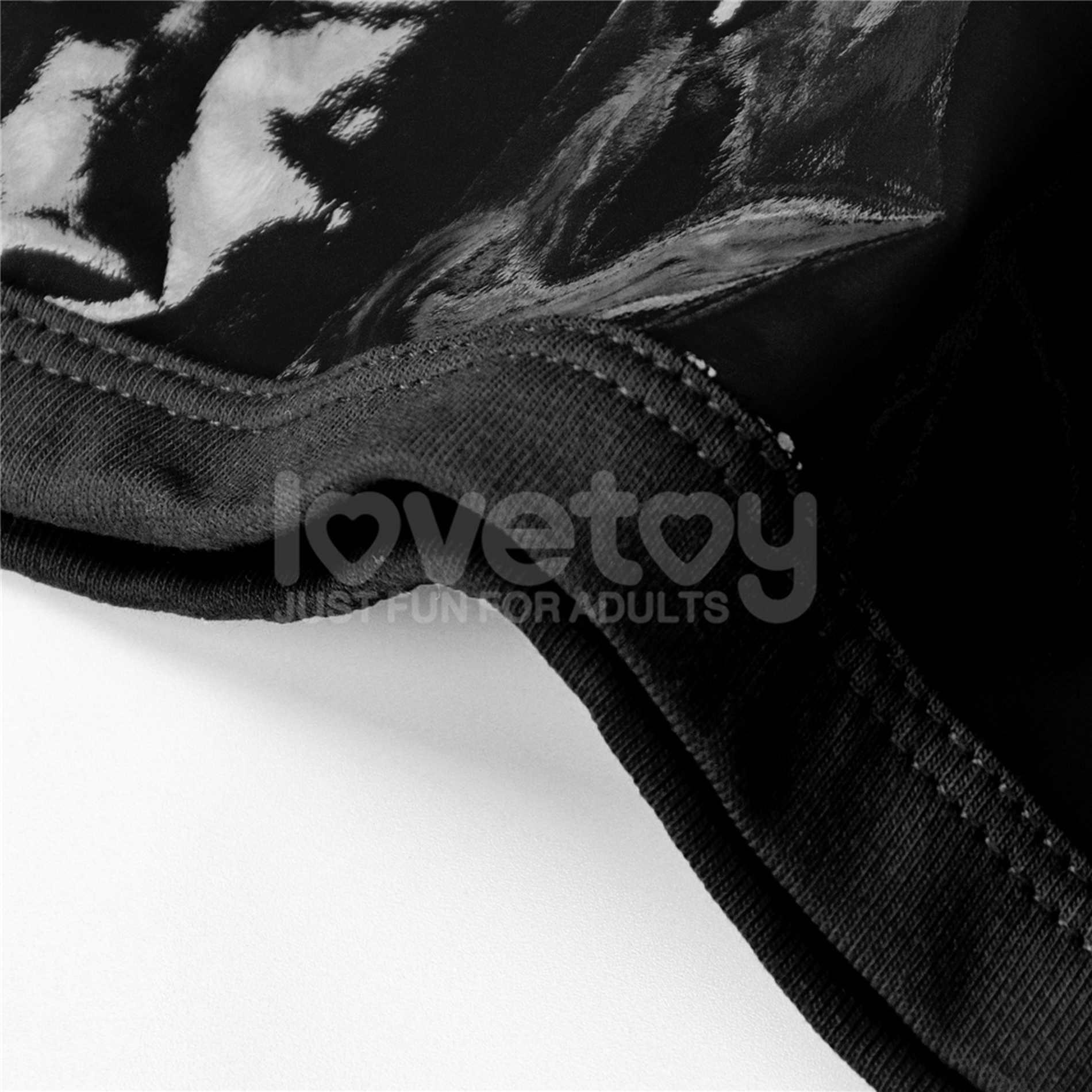 Dirželių šortai su kišene dildo „Chic Strap-On“ juodi M (32–35 colio liemuo) - Image 15