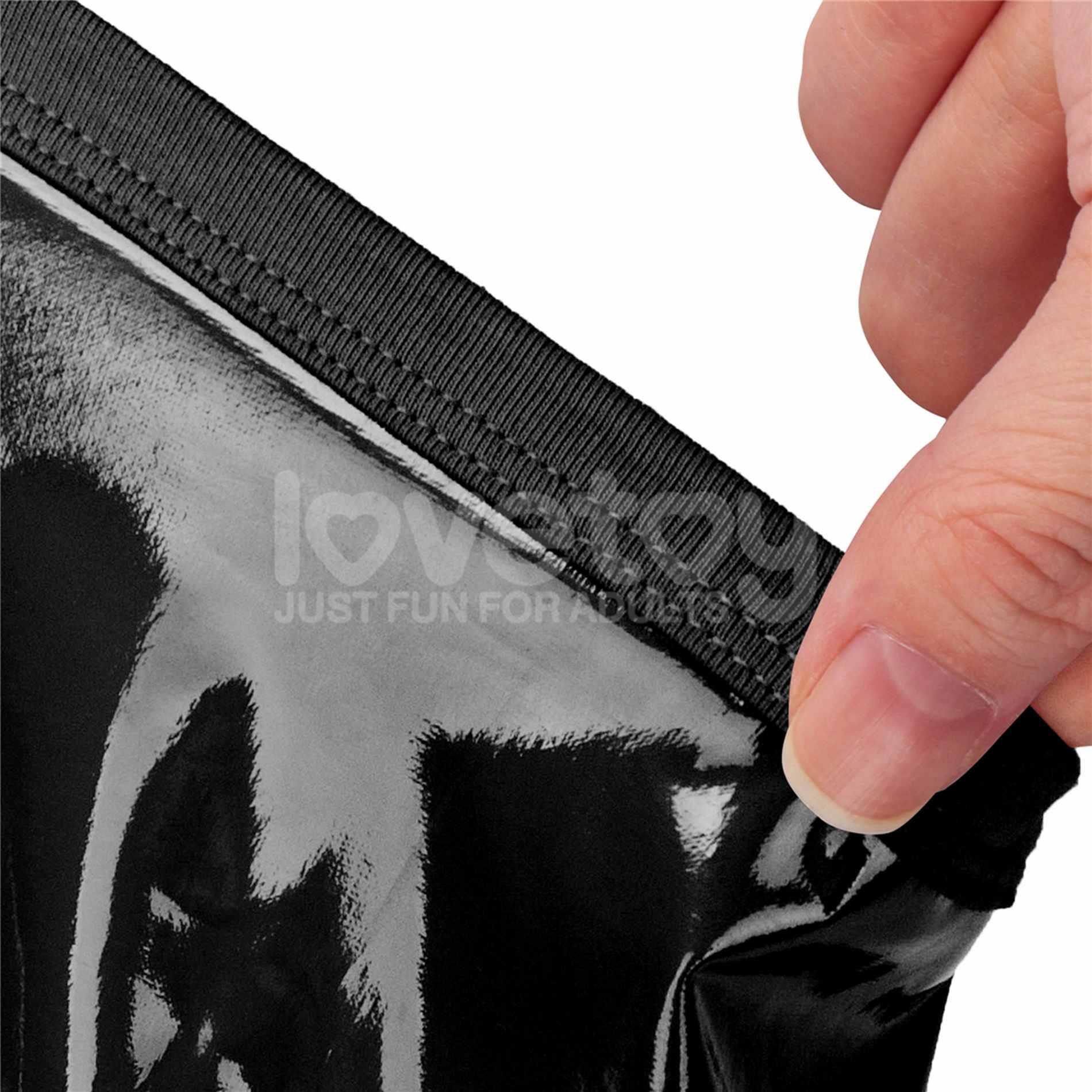 Dirželių šortai su kišene dildo „Chic Strap-On“ juodi L (36–39 colio liemuo) - Image 18