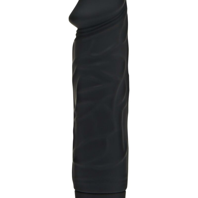 Mini klasikinis vibratorius (juodas)