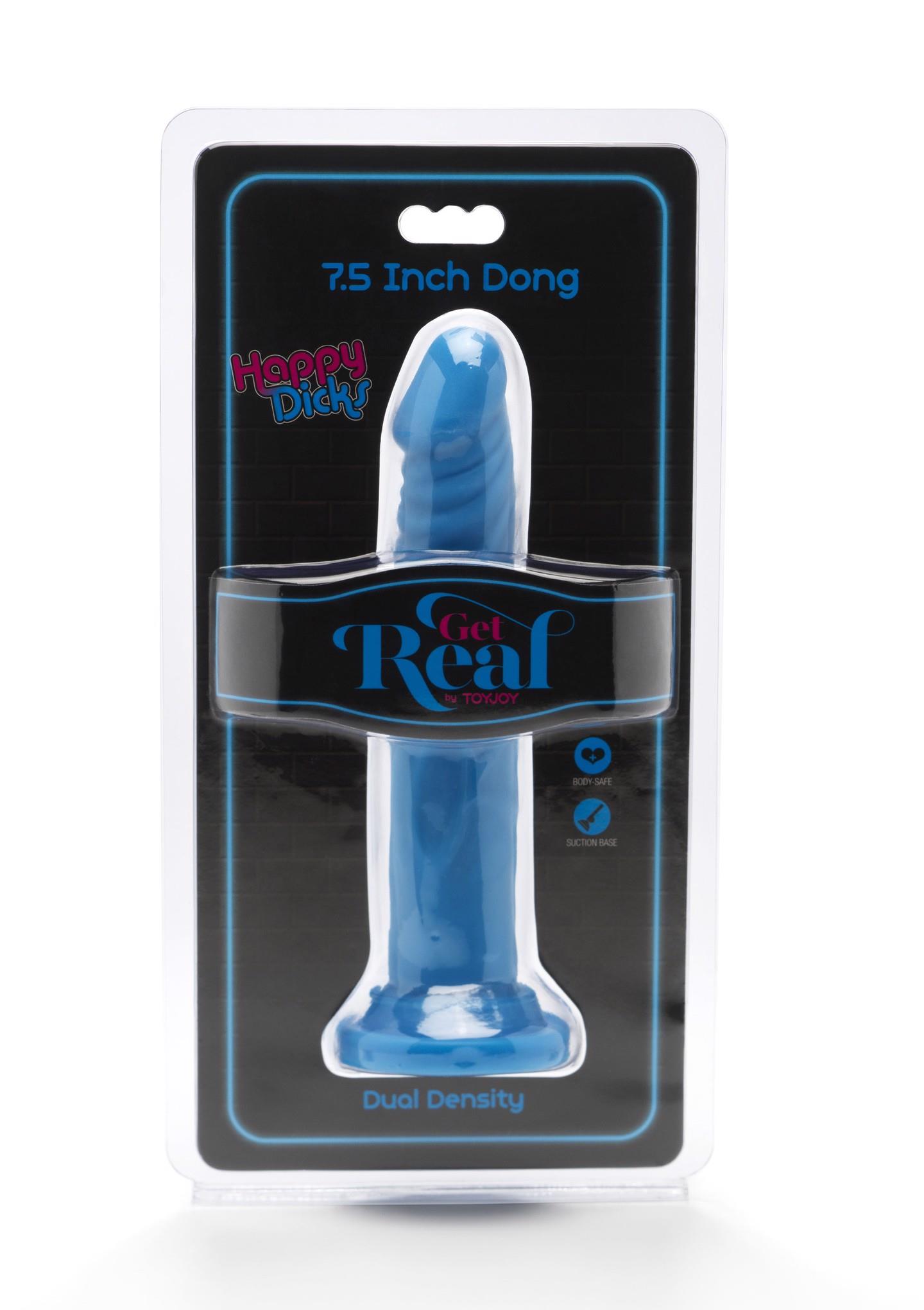 Linksmuolis dildo 7,5″ (mėlynas) - Image 2