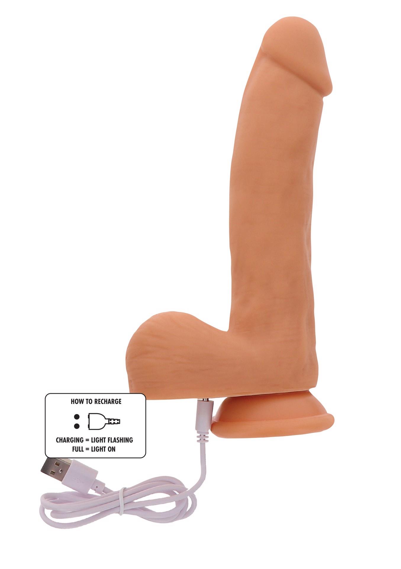 Magnetinių impulsų dildo (šviesi odos spalva) - Image 4