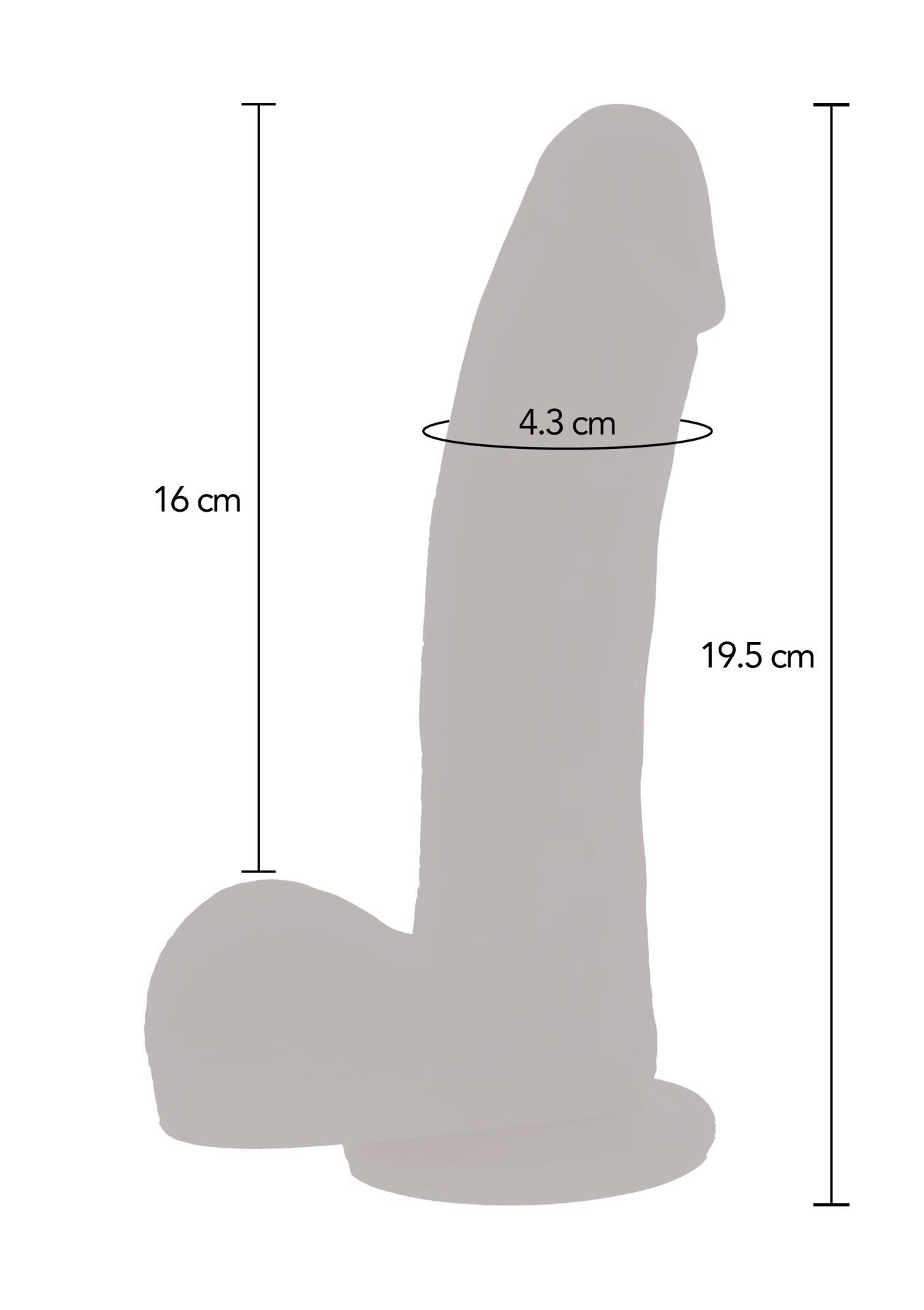 Magnetinių impulsų dildo (šviesi odos spalva) - Image 5