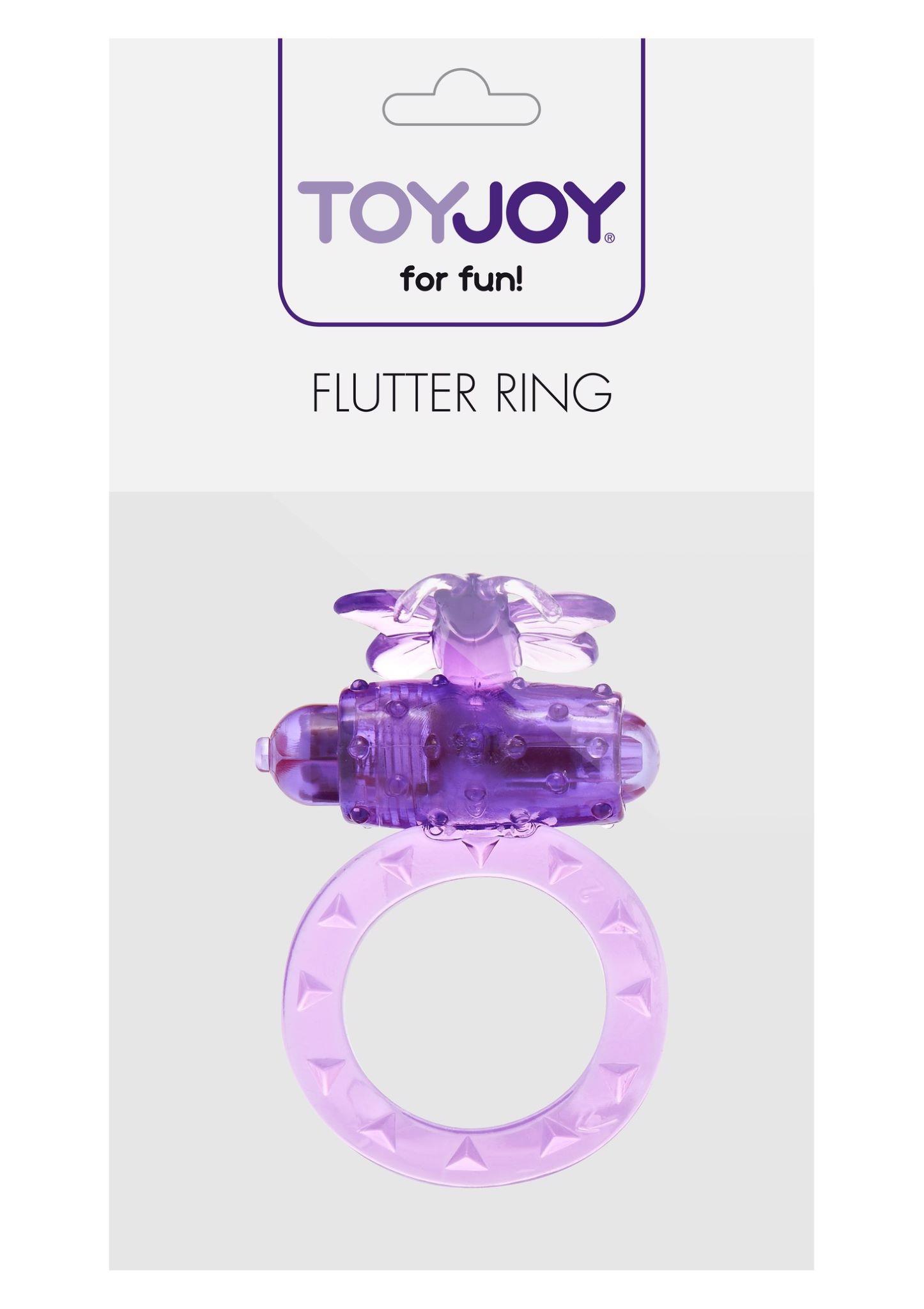 Vibruojantis penio žiedas „Flutter Ring“ (violetinis) - Image 2