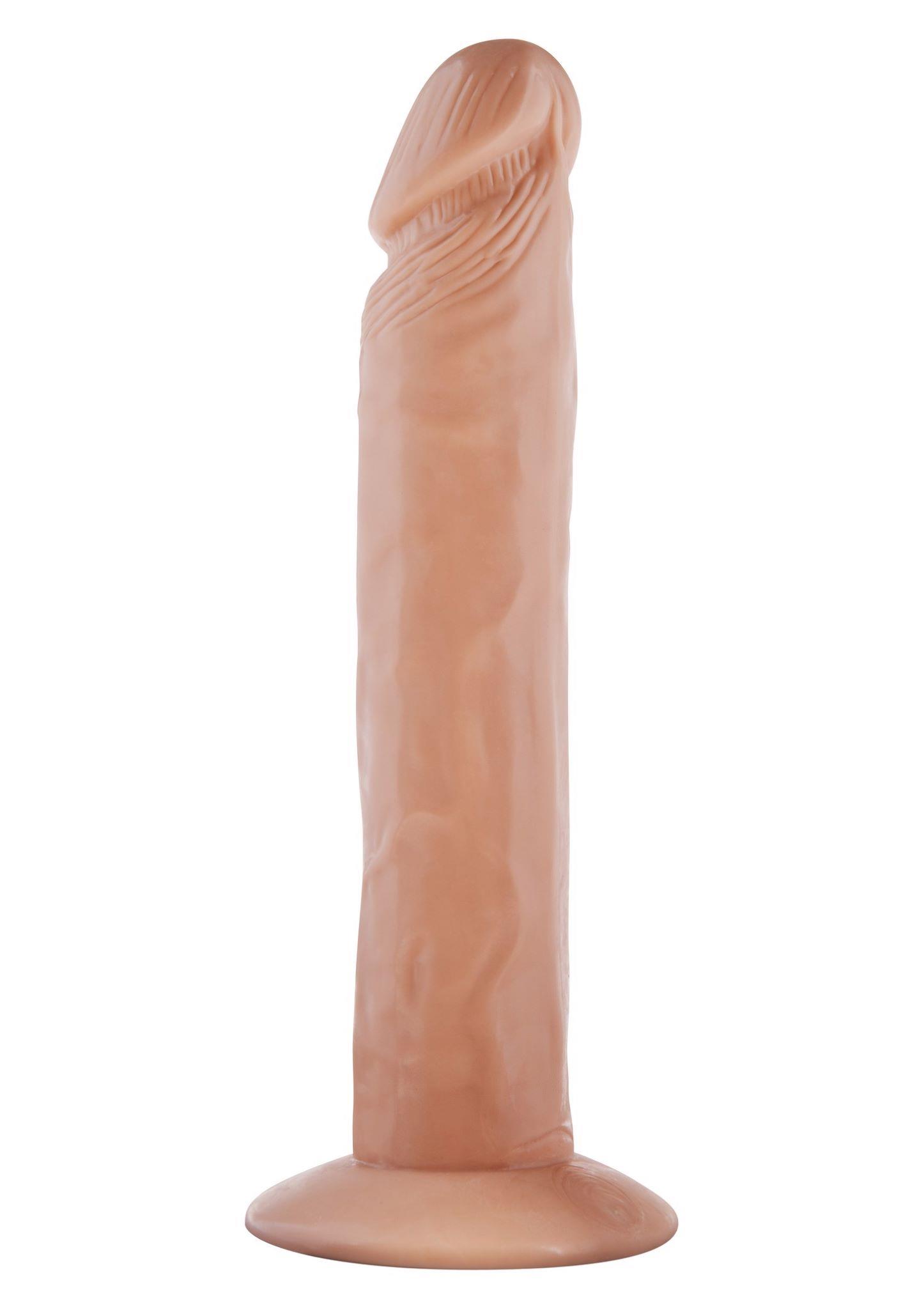 Realistiškas dildo „Captain Cock“ 23 cm (šviesi odos spalva)