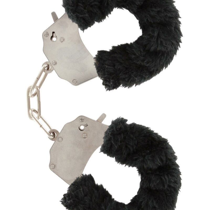 Kailiniai antrankiai „Furry Fun Cuffs“ (juodi)