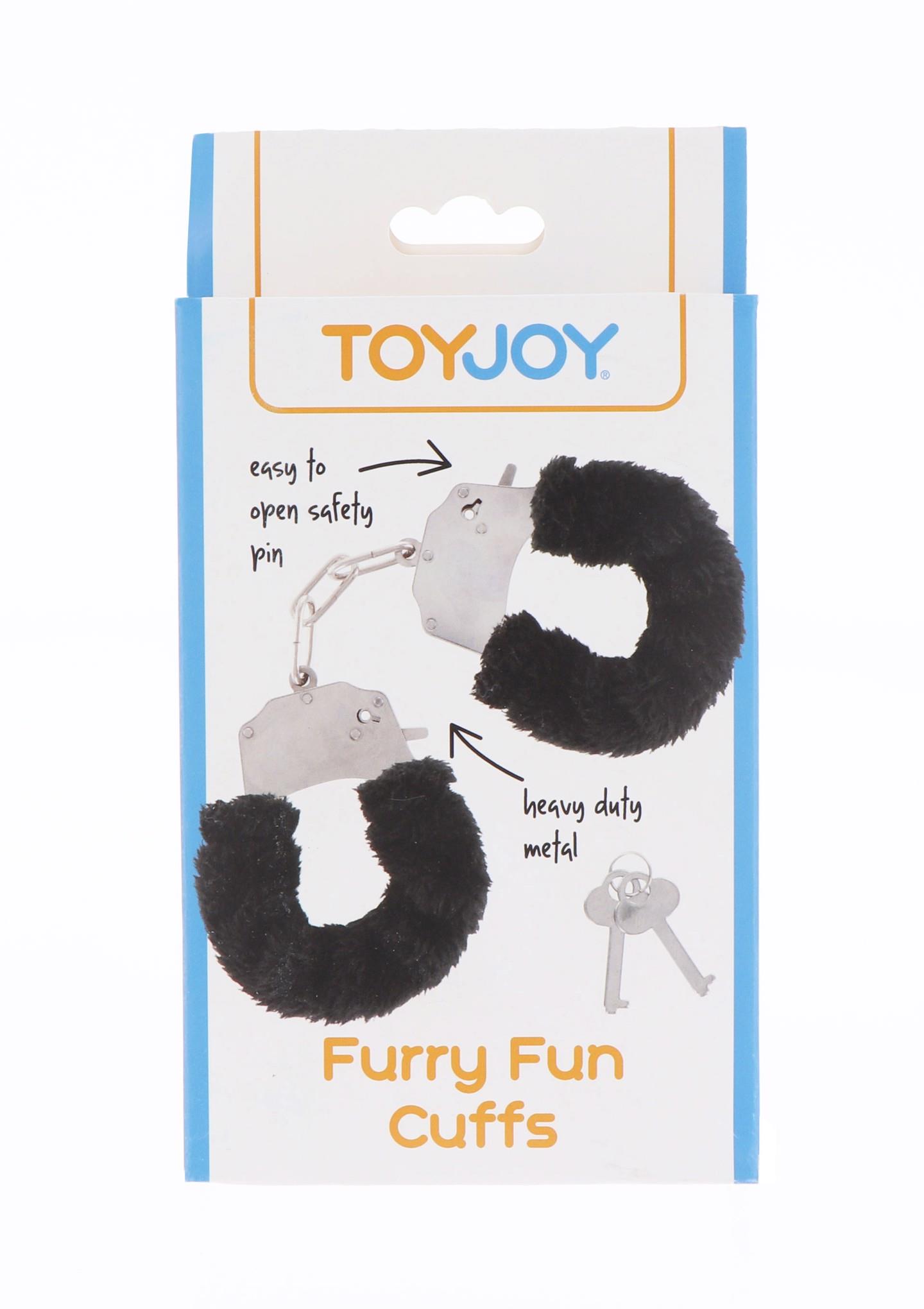 Kailiniai antrankiai „Furry Fun Cuffs“ (juodi) - Image 2