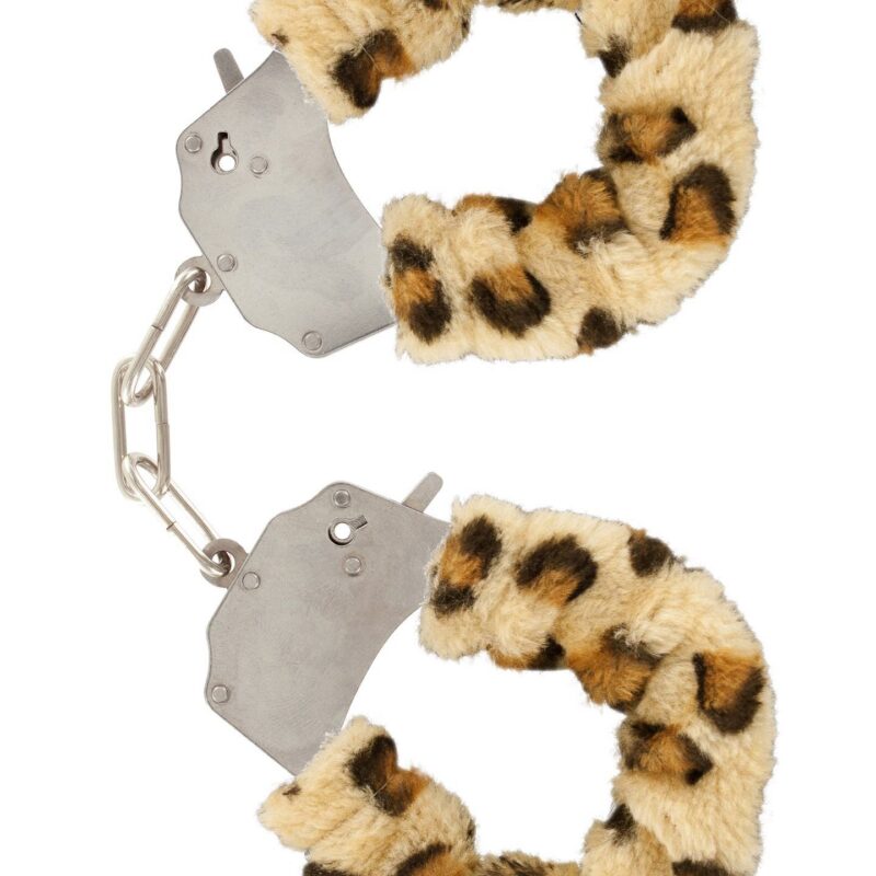 Kailiniai antrankiai „Furry Fun Cuffs“ (leopardo rašto)