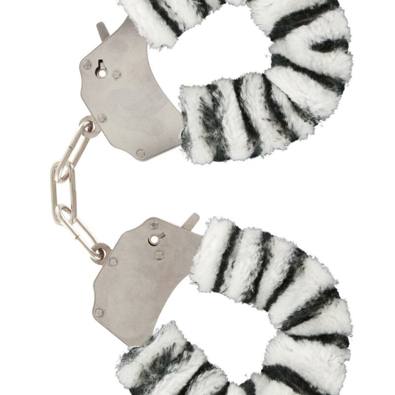 Kailiniai antrankiai „Furry Fun Cuffs“ (margaspalviai)