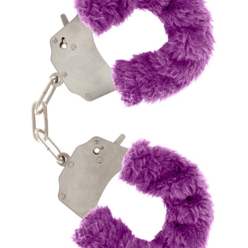 Kailiniai antrankiai „Furry Fun Cuffs“ (violetiniai)