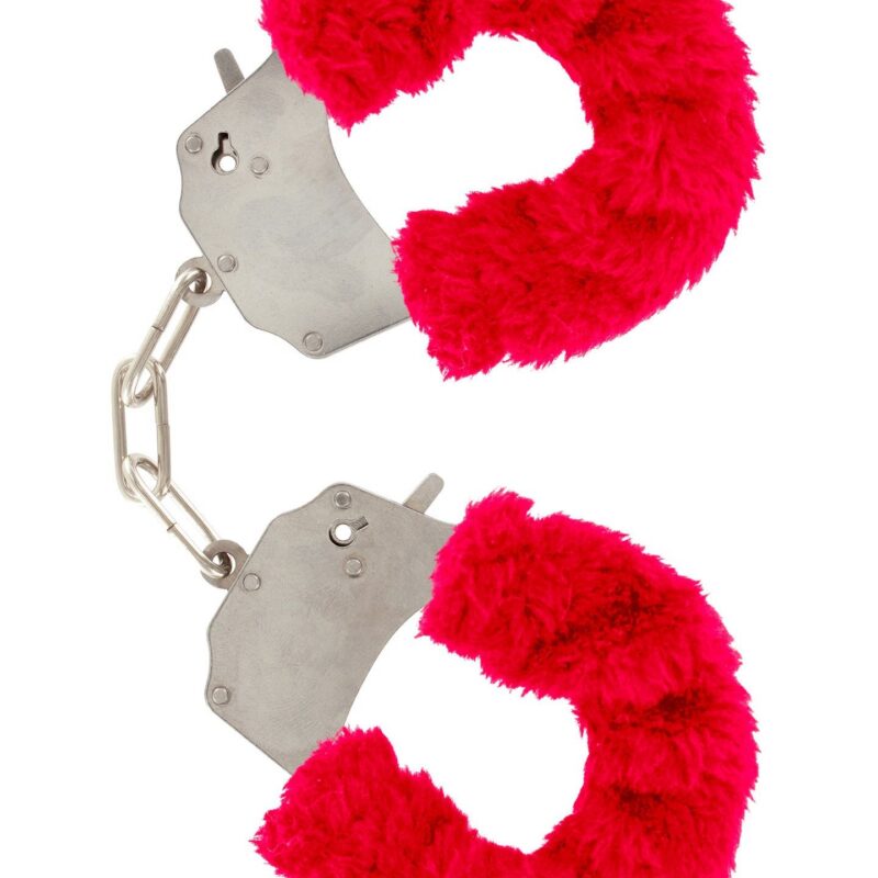 Kailiniai antrankiai „Furry Fun Cuffs“ (raudoni)