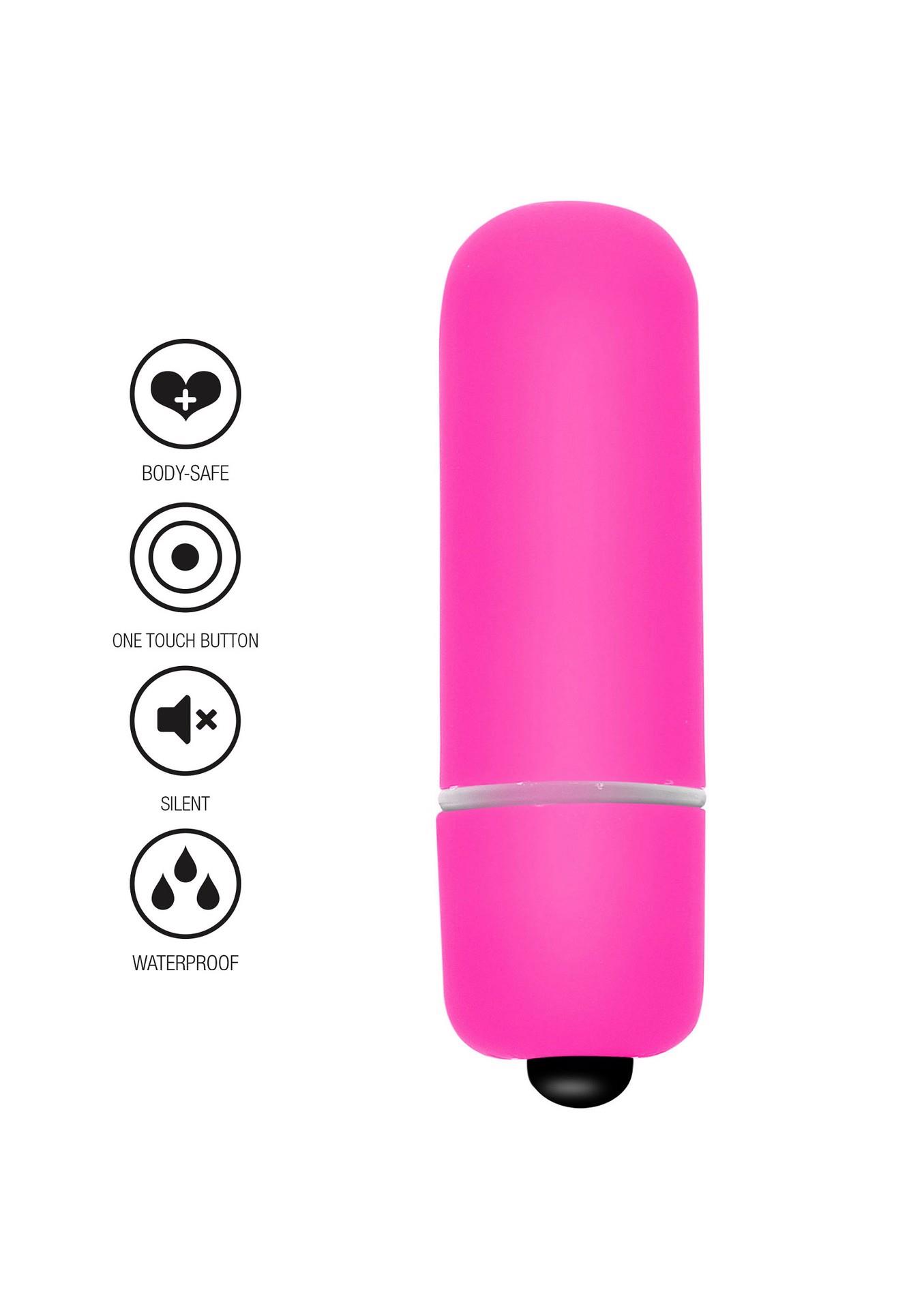 Mini kulkos vibratorius „Funky Bullet“ (violetinis) - Image 3