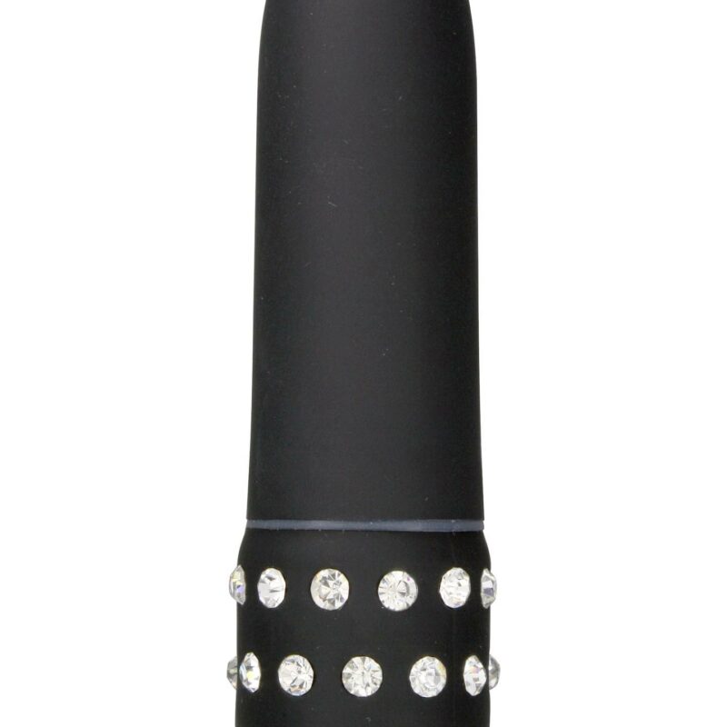 Mini vibratorius „Diamond Petit Vibe“ (juodas)