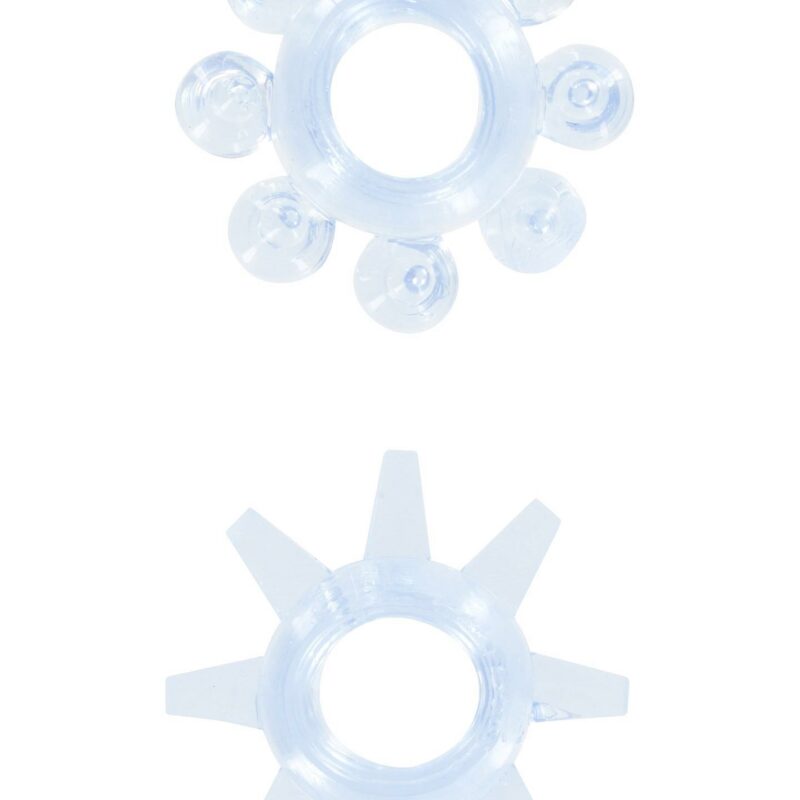 Tempimo penio žiedai „Power Stretchy Rings“ 2 vnt. (mėlyni)