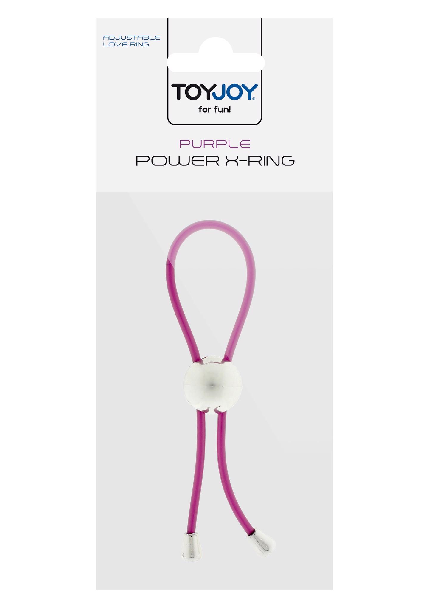 Penio žiedas „Power X Ring“ (violetinis) - Image 2