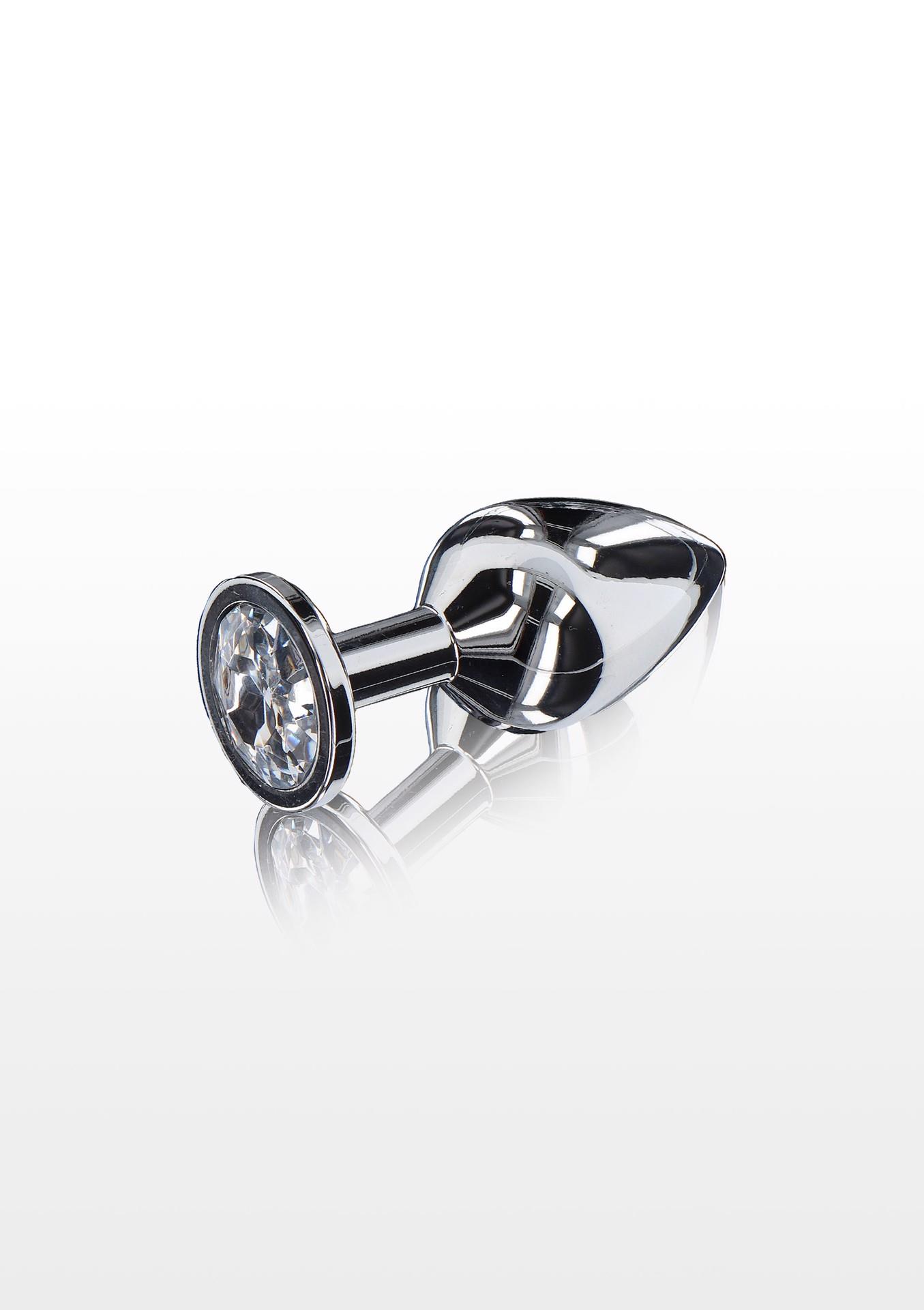 Analinis kaištis su kristalu „Starlight Booty“ (M, sidabro spalvos)