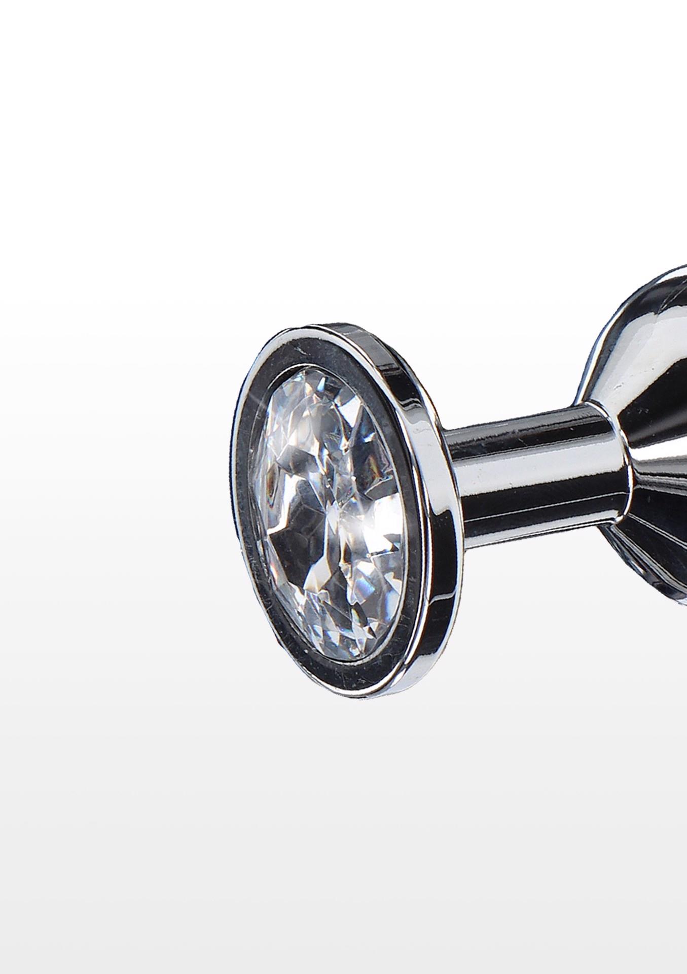 Analinis kaištis su kristalu „Starlight Booty“ (M, sidabro spalvos) - Image 4