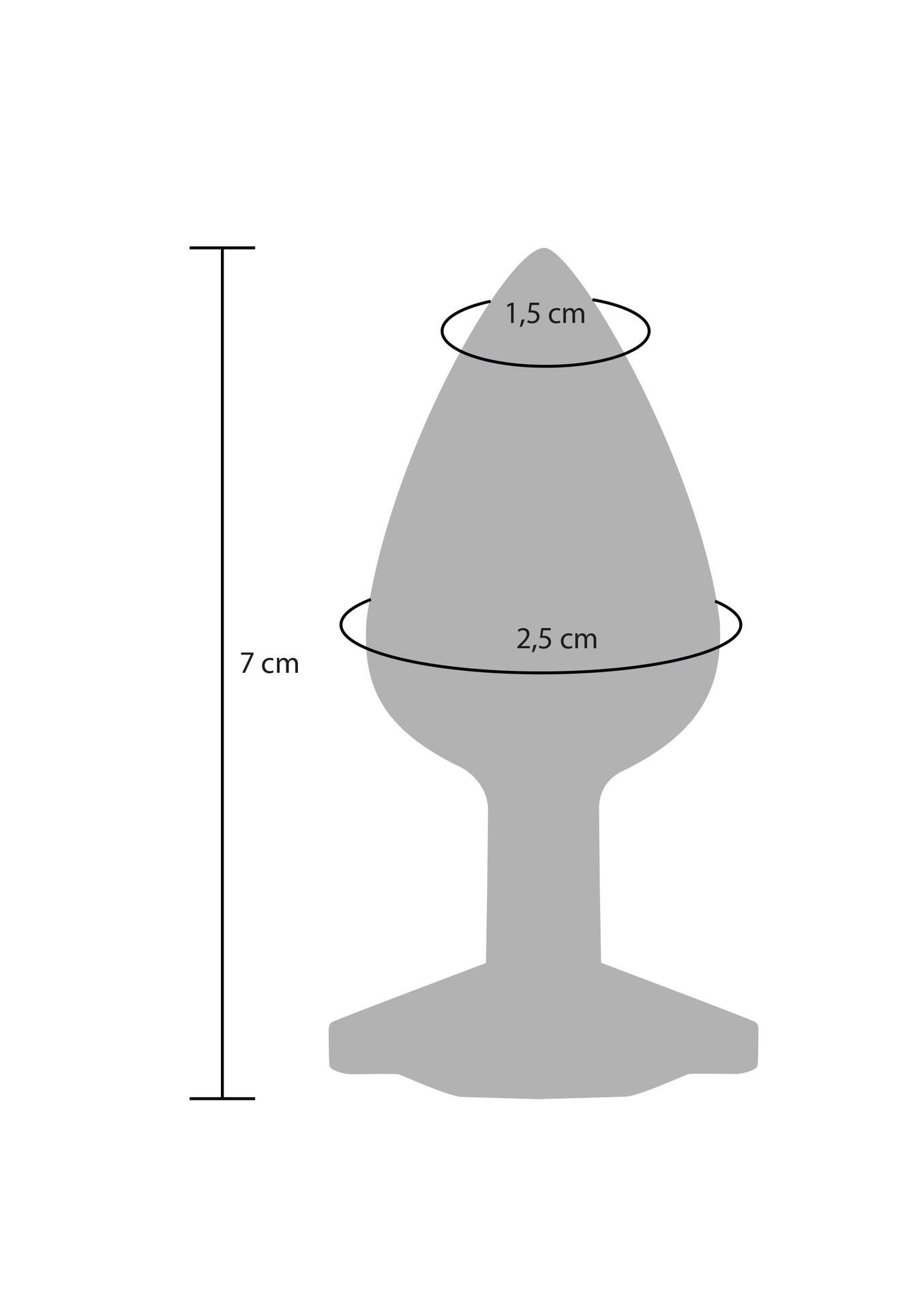 Analinis kaištis su kristalu „Diamond Booty“ (S, rožinis) - Image 5