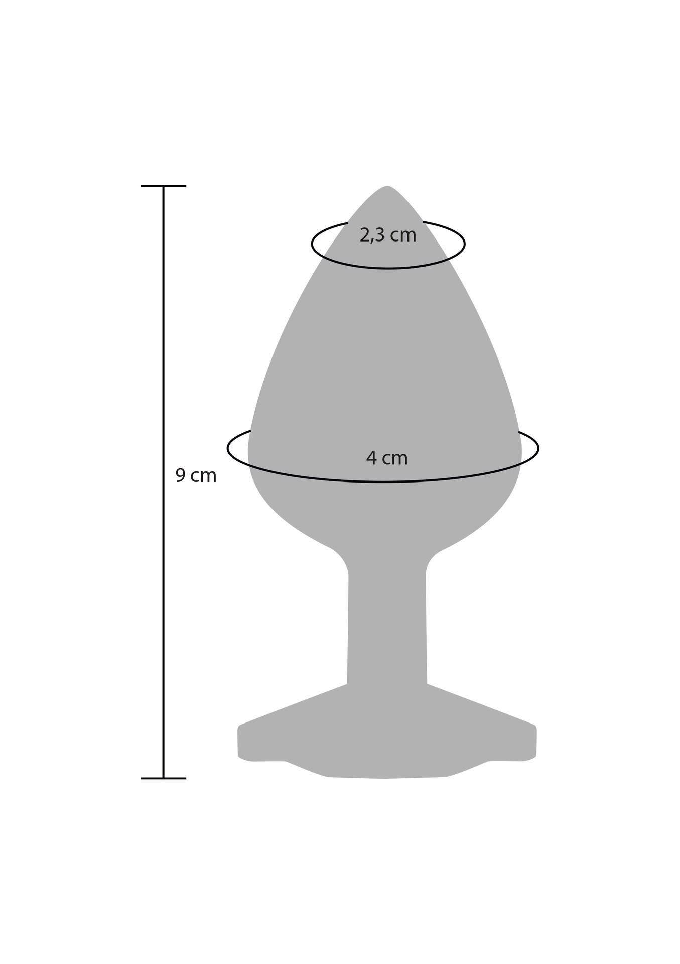 Analinis kaištis su kristalu „Diamond Booty“ (L, rožinis) - Image 5