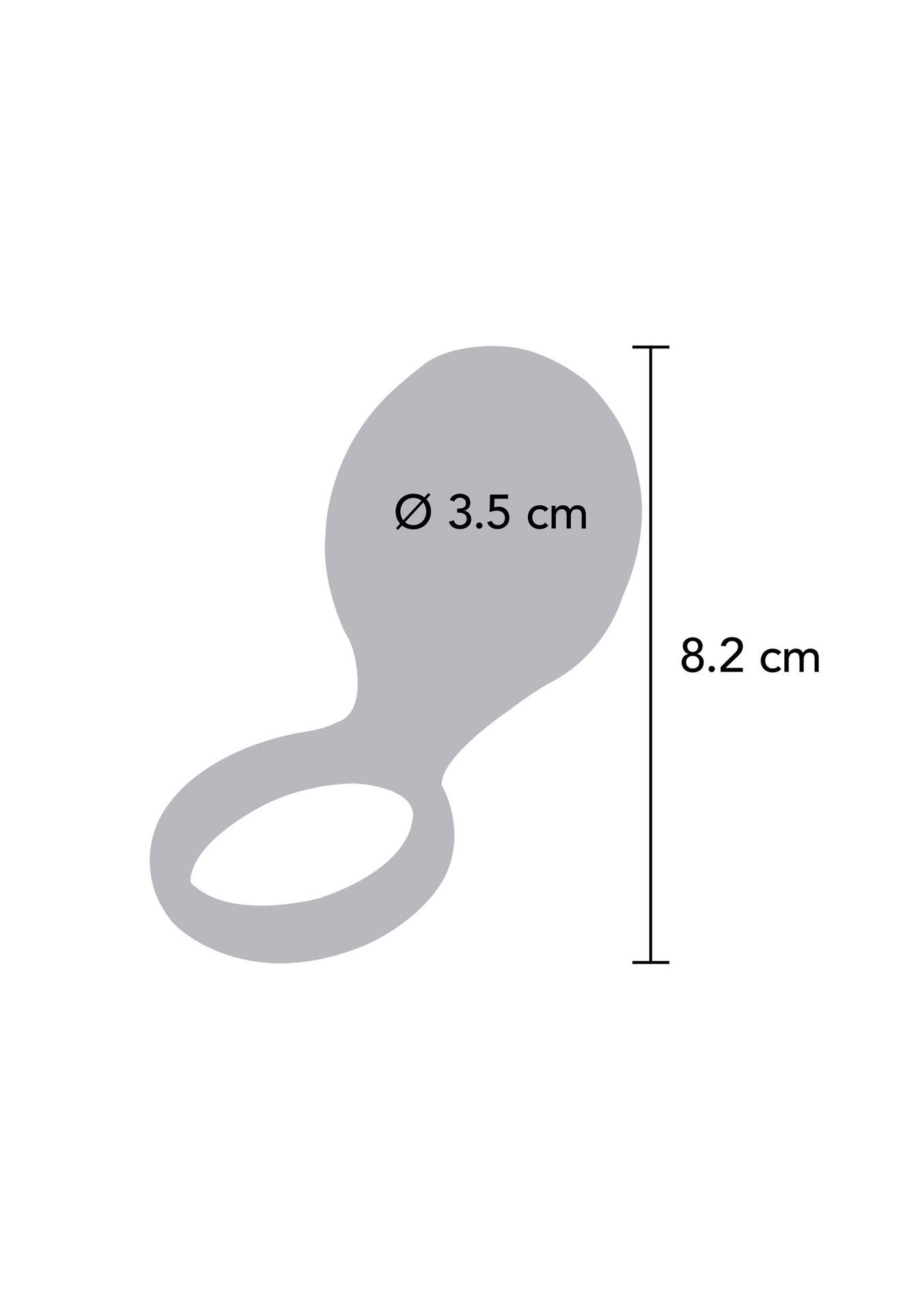 Penio žiedas su šereliais „Tickle Brush C-Ring“ (mėlynas) - Image 8