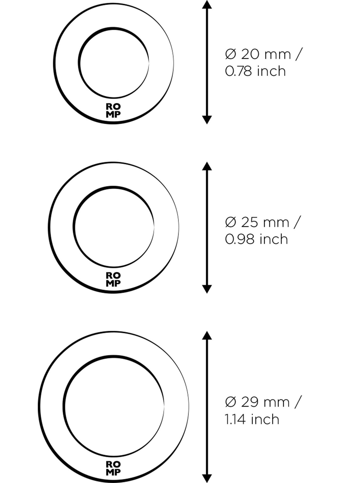 ROMP Remix Trio vibruojantis rinkinys, purpurinis - Image 8