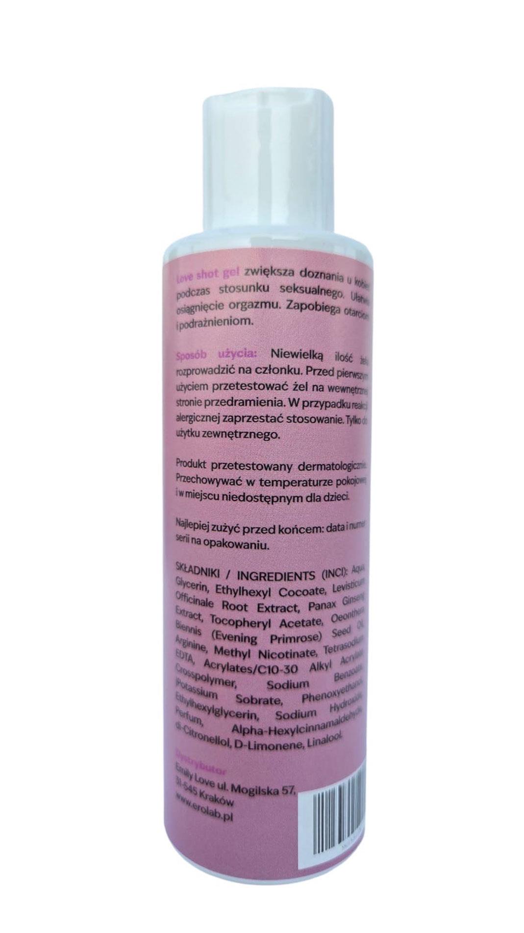 Stimuliuojantis gelis moterims „Love Shot Gel“ 150 ml - Image 2