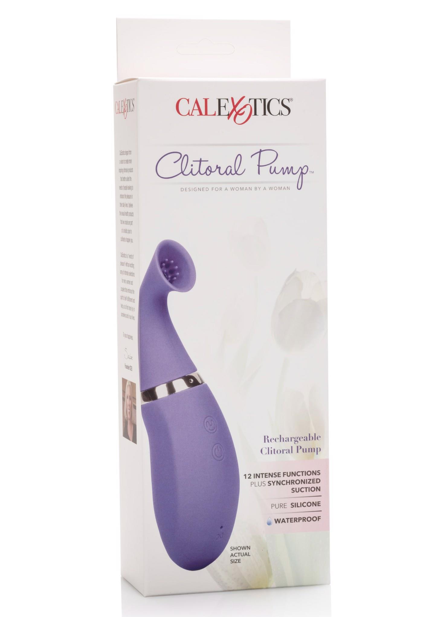 Rechargeable Clitoral Pump Purple - Image 2