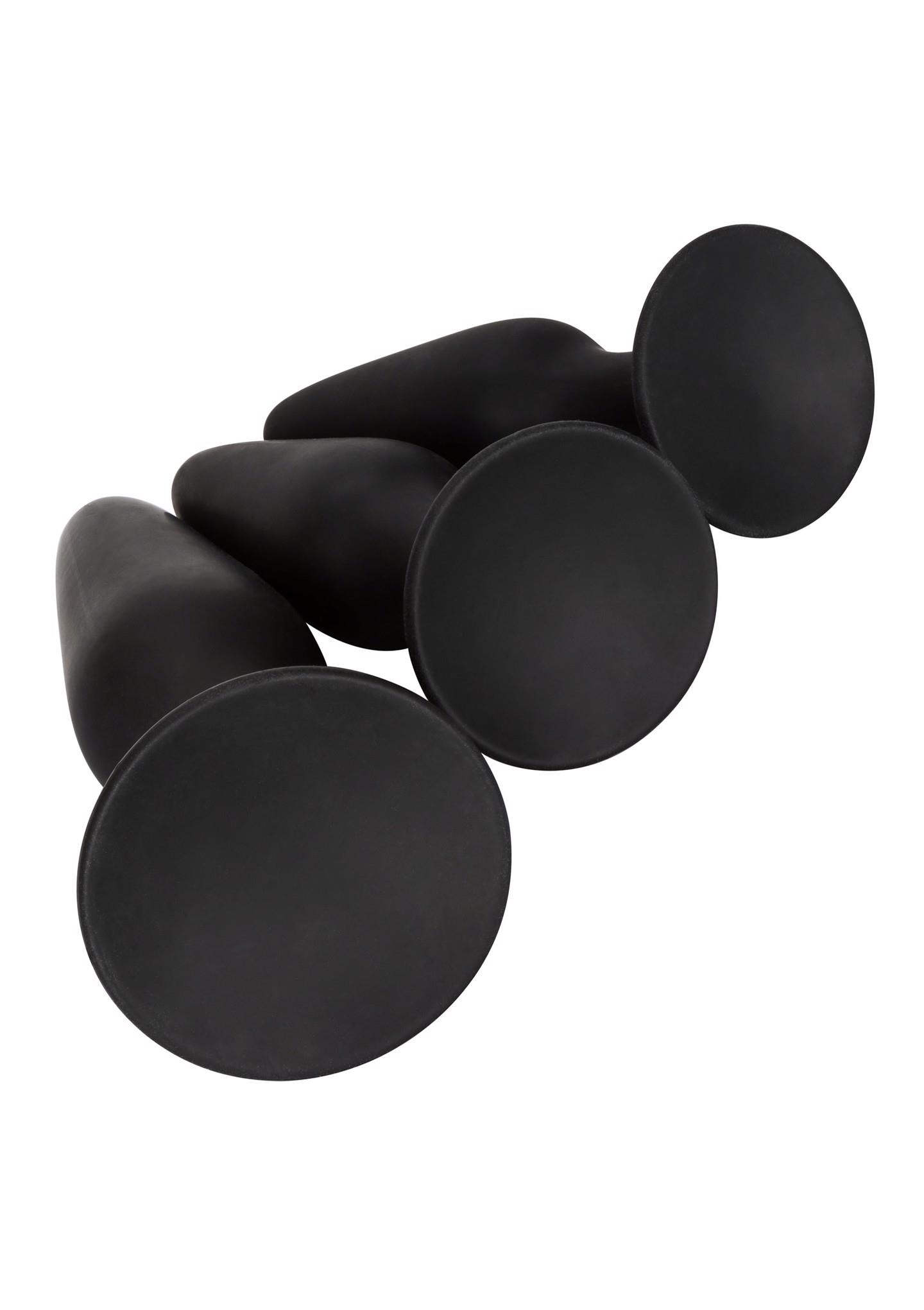 COLT silikoninių analinių kištukų treniruočių rinkinys (juodas) - Image 5