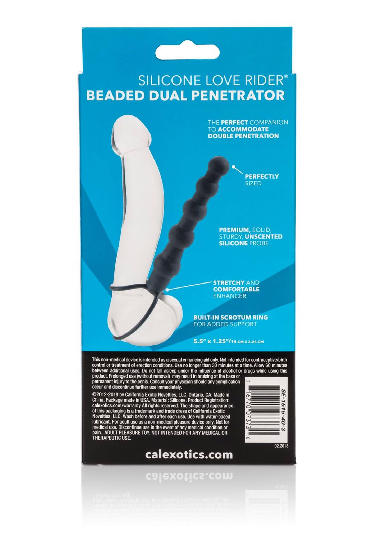 Beaded Dual Penetrator Black - Image 3