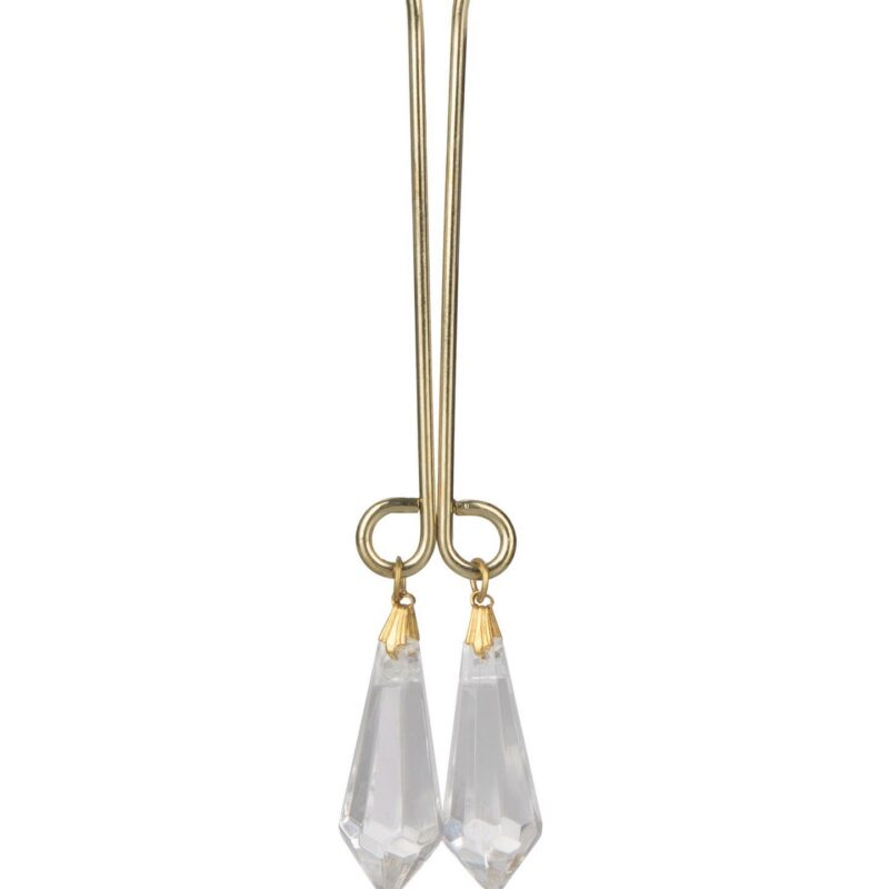 Kristalais dekoruota klitorio grandinėlė