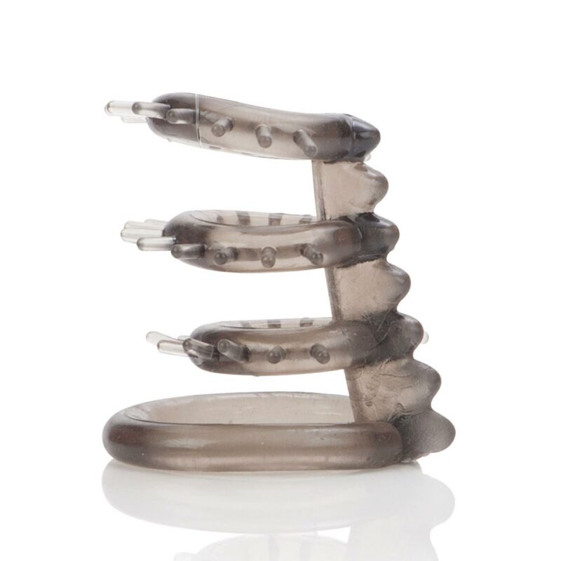 Support Master trigubas penio žiedas „Ticklers“, pilkas